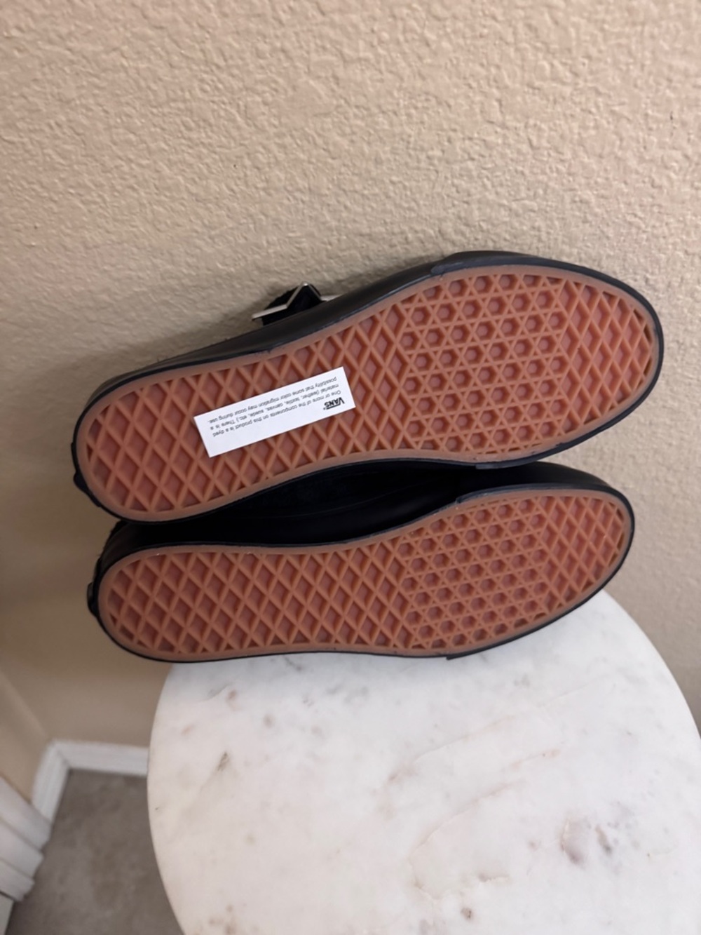 NEW Women VANS Mary Jane trendy sneakerina shoes suede Black Star Buckle Sz 7.5 - Picture 8 of 8